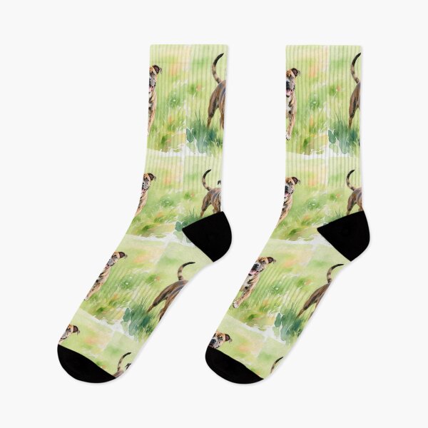Item preview, A dog playing in a field  designed and sold by Nomad-Maynard.