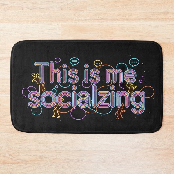 Item preview, This Is Me Socializing Introvert Neon Sign designed and sold by Owcomm.