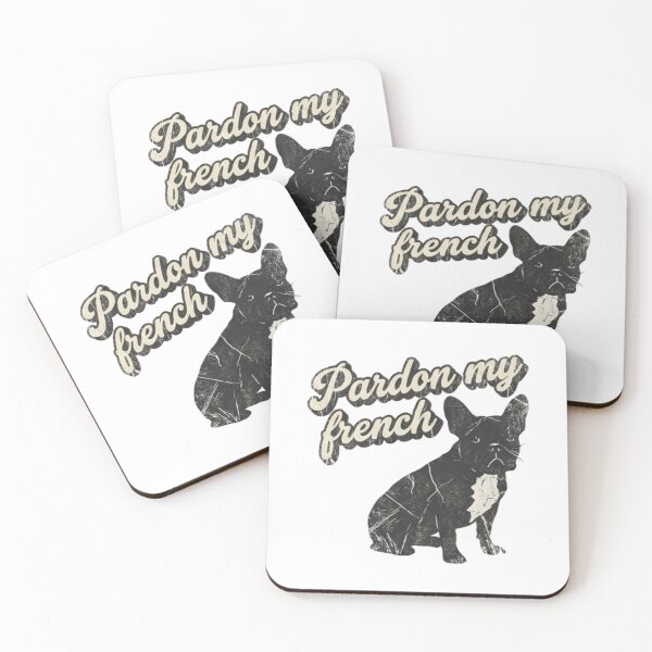 Item preview, Pardon My French Retro Vintage Typography Graphic for Dog Lover designed and sold by chattsuede.