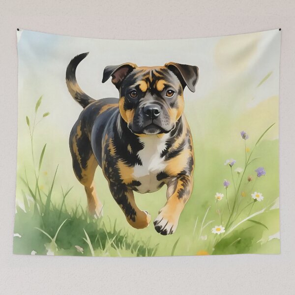 Item preview, A dog playing in a field  designed and sold by Nomad-Maynard.