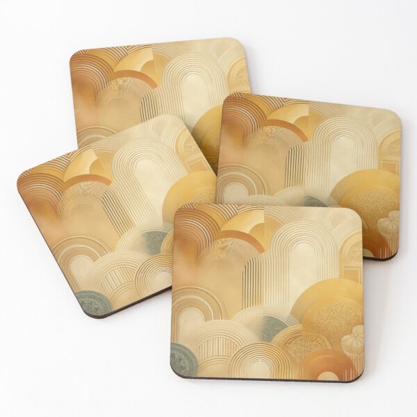 Item preview, Abstract Geometric Art Deco–inspired designed and sold by IZiets.