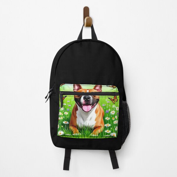 Item preview, A dog playing in a field designed and sold by Nomad-Maynard.