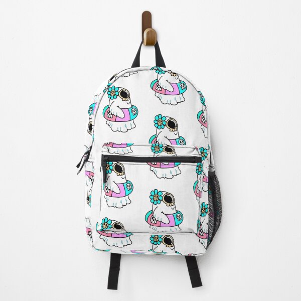 Item preview, Cute Ghost Pool Float – Fun Spooky Summer Illustration designed and sold by Horrify.