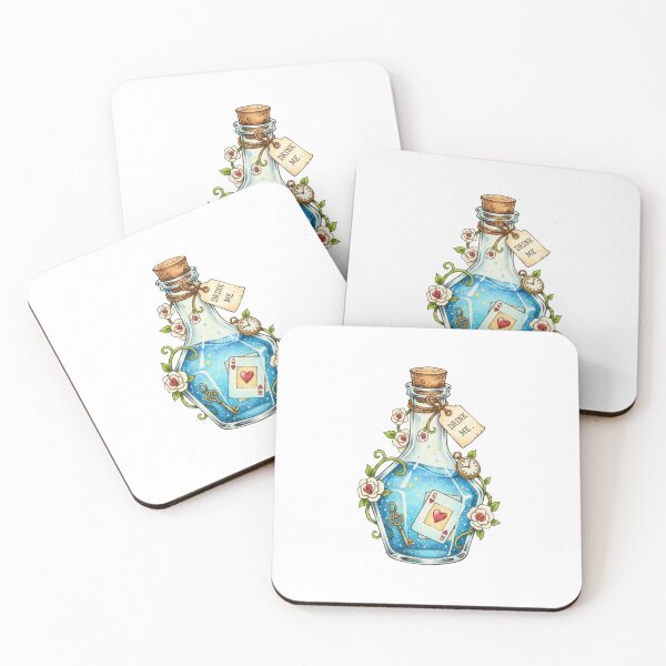 Item preview,  “Drink Me” Magic Potion Bottle Sticker – Wonderland Inspired Fantasy Art designed and sold by GingyB.