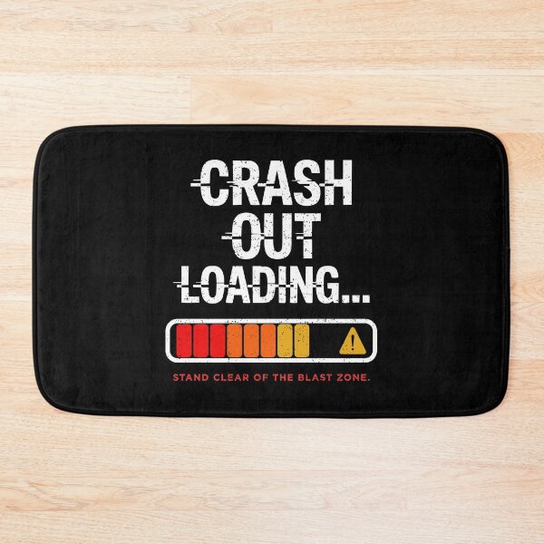 Item preview, Crash Out Loading Warning Vintage Tee designed and sold by EthosWear.