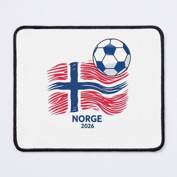 Artikelvorschau, NORGE 2026 – Artistisk Norsk Flagg Design (Norway Pride). entworfen und verkauft von printeGear.