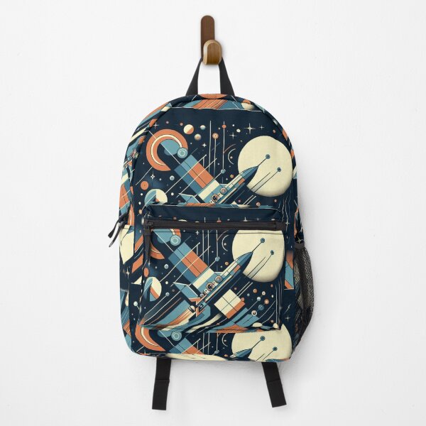 Item preview, Bauhaus Beyond Earth - Geometric Shapes Linear Modern Art, Space, Beyond, Starship, Stars designed and sold by Mermaid's Whimsy.
