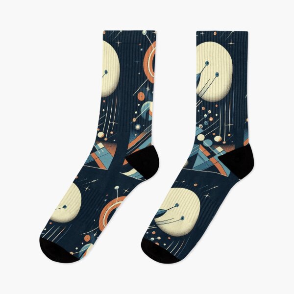Item preview, Bauhaus Beyond Earth - Geometric Shapes Linear Modern Art, Space, Beyond, Starship, Stars designed and sold by Mermaid's Whimsy.
