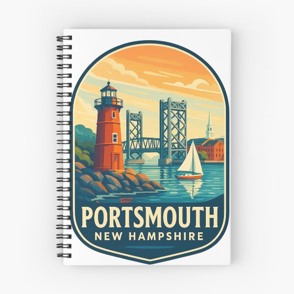 Item preview, Portsmouth New Hampshire Lighthouse and Drawbridge at Sunset designed and sold by Aryabek.
