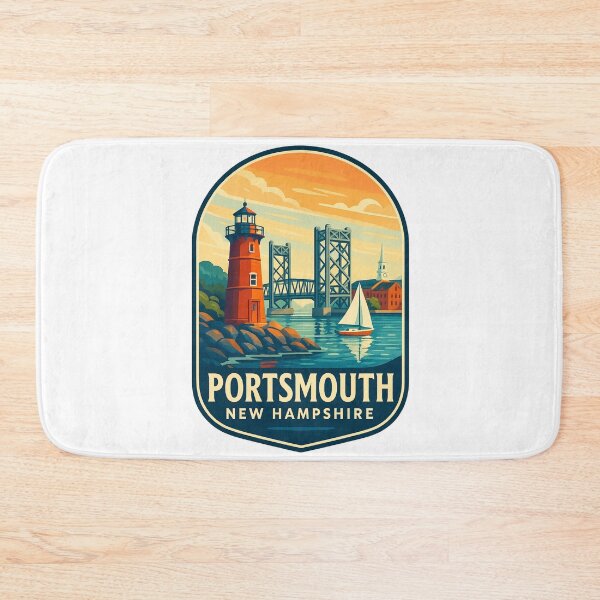 Item preview, Portsmouth New Hampshire Lighthouse and Drawbridge at Sunset designed and sold by Aryabek.