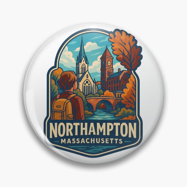 Item preview, Northampton Massachusetts College Town and Historic Churches designed and sold by Aryabek.