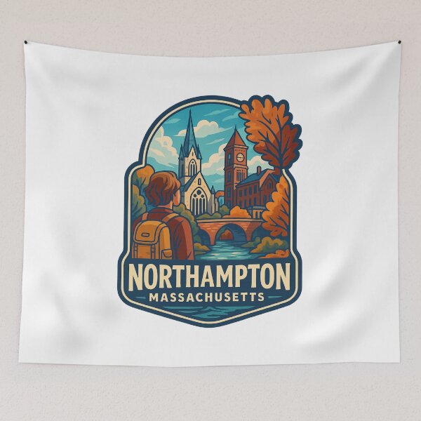Item preview, Northampton Massachusetts College Town and Historic Churches designed and sold by Aryabek.