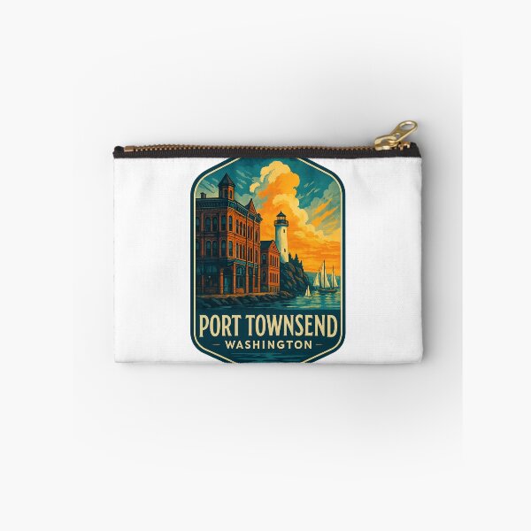 Item preview, Port Townsend Washington Waterfront and Lighthouse at Sunset designed and sold by Aryabek.
