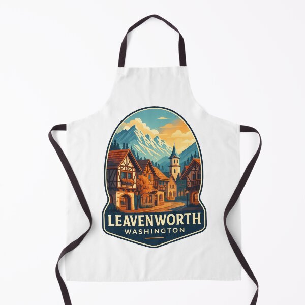Item preview, Leavenworth Washington Bavarian Village in the Cascade Mountains designed and sold by Aryabek.