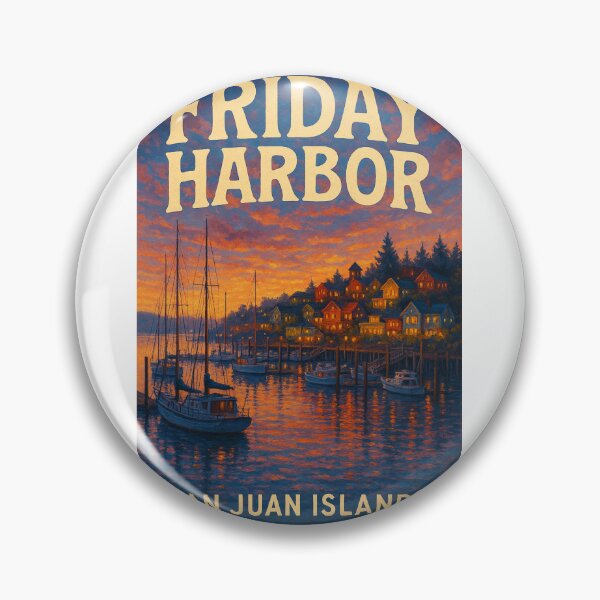 Item preview, Friday Harbor Sunset on San Juan Island Washington designed and sold by Aryabek.