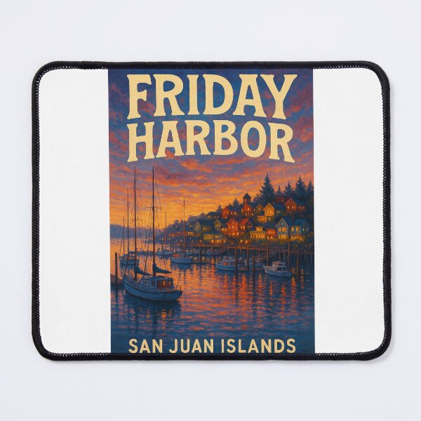 Item preview, Friday Harbor Sunset on San Juan Island Washington designed and sold by Aryabek.