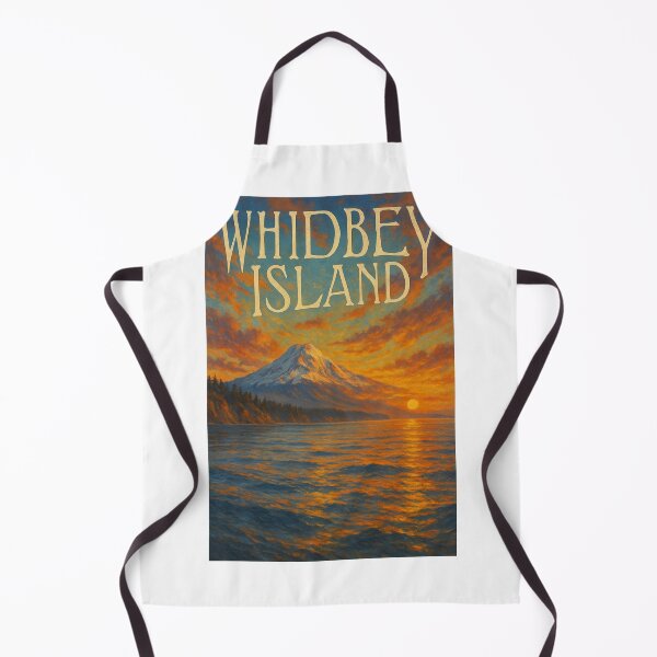 Item preview, Whidbey Island Washington Sunset and Coastal Cliffs designed and sold by Aryabek.