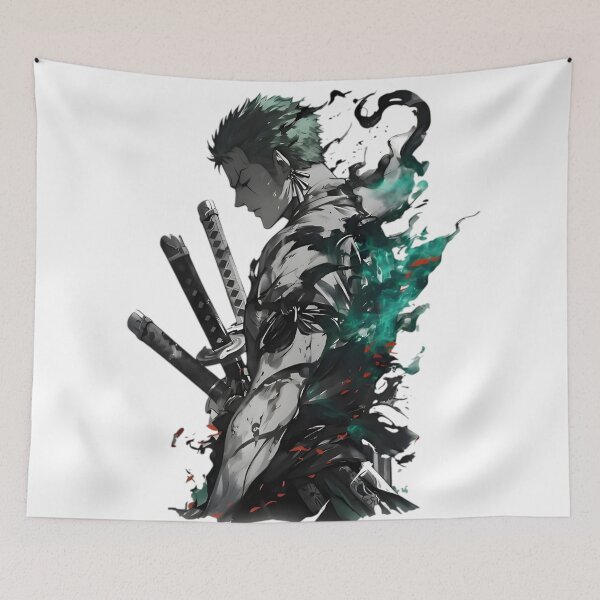 Item preview, Roronoa Zoro -Dark Aura Samurai | Anime Swordsman Artwork designed and sold by Dyan4.