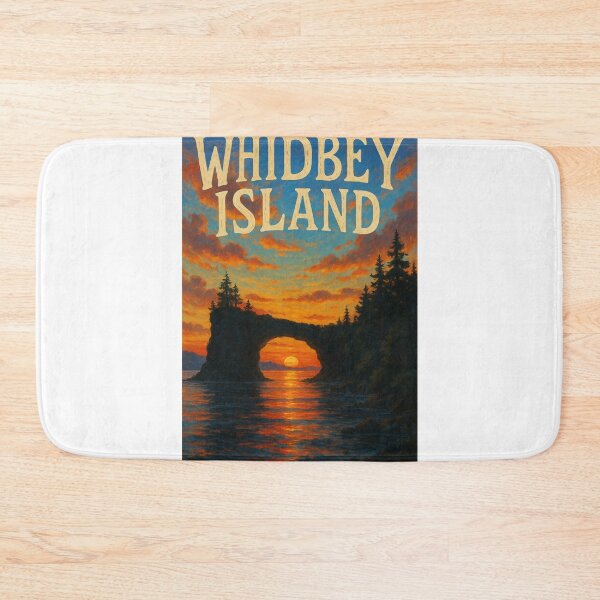 Item preview, Whidbey Island Washington Natural Arch at Sunset designed and sold by Aryabek.