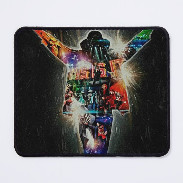 Item preview, Iconic Star Silhouette Colorful Mosaic Art | Outstretched Arms Music Film Painting | Dark Background Pop Legend designed and sold by Art's Diner.