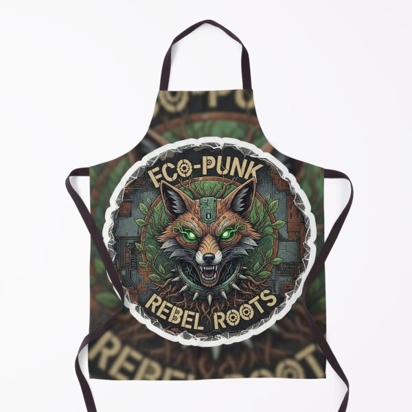 Item preview, Eco-Punk Fox: Rebel Roots Cybernetic Guardian designed and sold by JanRizz.