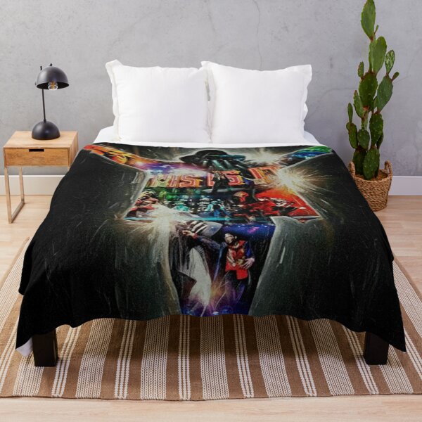 Item preview, Iconic Star Silhouette Colorful Mosaic Art | Outstretched Arms Music Film Painting | Dark Background Pop Legend designed and sold by Art's Diner.