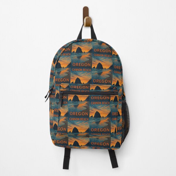 Item preview, Cannon Beach Oregon Sunset with Haystack Rock and Surf designed and sold by Aryabek.