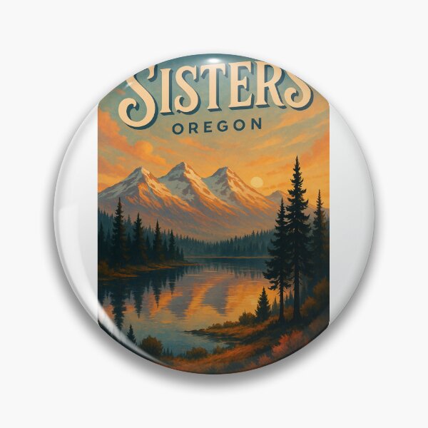 Item preview, Sisters Oregon Sunset with the Three Sisters Mountains and Forest Lake designed and sold by Aryabek.