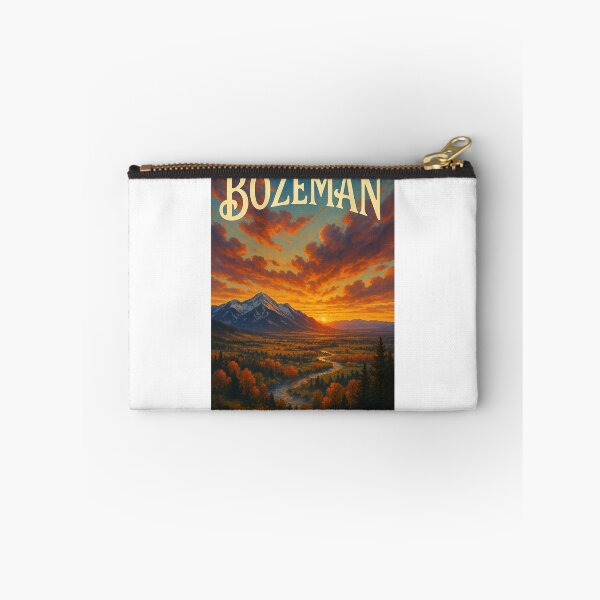 Item preview, Bozeman Montana Sunset Valley with Gallatin Range and River designed and sold by Aryabek.