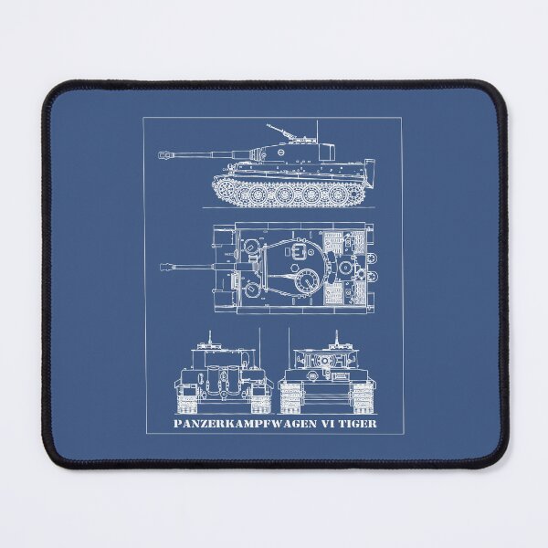 Item preview, Panzerkampfwagen VI Tiger WW2 German Panzer Tank Blueprints designed and sold by MilitaryMart.