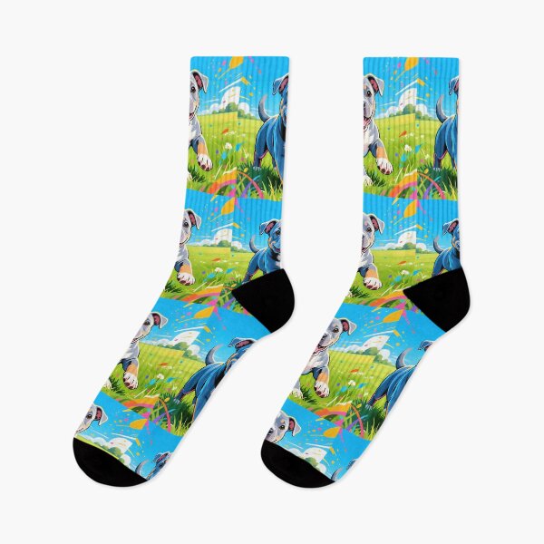 Item preview, A dog playing in a field  designed and sold by Nomad-Maynard.