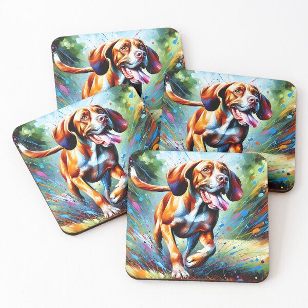 Item preview, Bracco Italiano Dog Portrait Acrylic Art Print Pet Portrait Gifts for Dog Lovers designed and sold by Puppy Puzzles Plus.