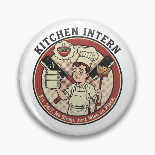 Item preview, Kitchen Intern 24/7 Mise en Place Chef T-Shirt designed and sold by plastikelectrik.