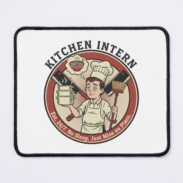 Item preview, Kitchen Intern 24/7 Mise en Place Chef T-Shirt designed and sold by plastikelectrik.