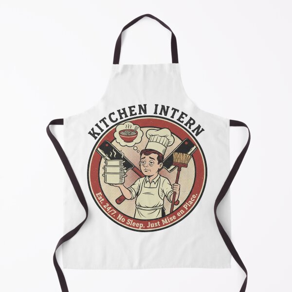 Item preview, Kitchen Intern 24/7 Mise en Place Chef T-Shirt designed and sold by plastikelectrik.