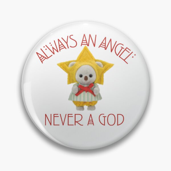 Item preview, Always an Angel, Never a God calico critter  designed and sold by unequivocallyso.