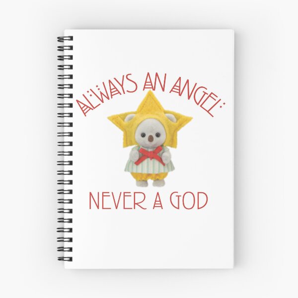Item preview, Always an Angel, Never a God calico critter  designed and sold by unequivocallyso.
