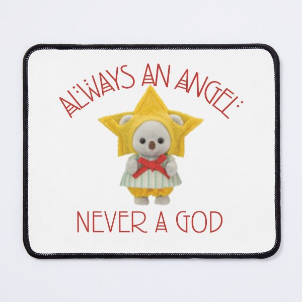 Item preview, Always an Angel, Never a God calico critter designed and sold by unequivocallyso.