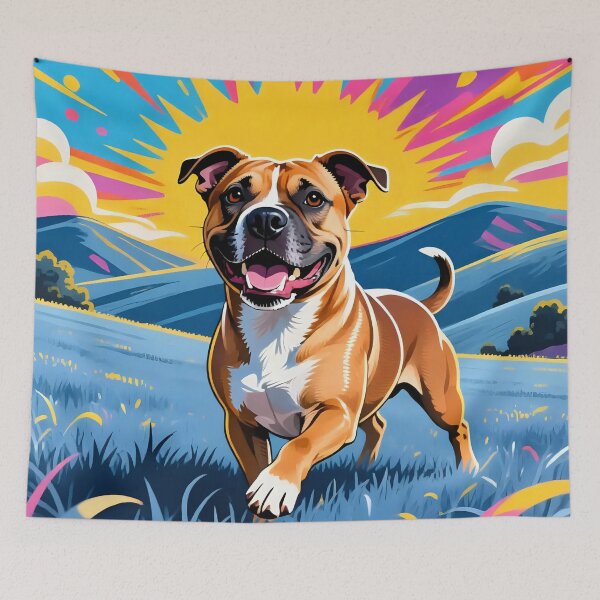 Item preview, A dog playing in a field  designed and sold by Nomad-Maynard.