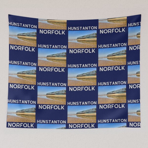 Item preview, Hunstanton Cliffs Summer Tidal Reflections | Norfolk Coast designed and sold by MyriadNorfolk.