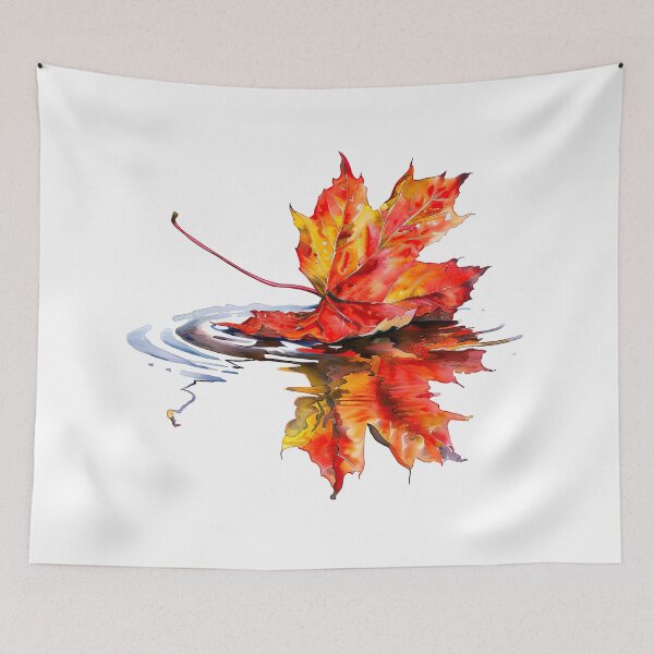 Item preview, Autumn Maple Leaf Reflection designed and sold by Liededrom..