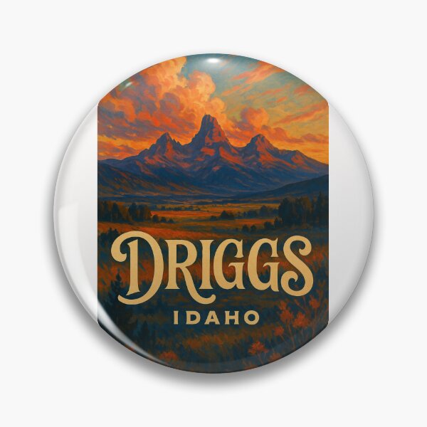 Item preview, Driggs Idaho Sunset with Grand Teton Peaks and Cloudscape designed and sold by Places On Earth.