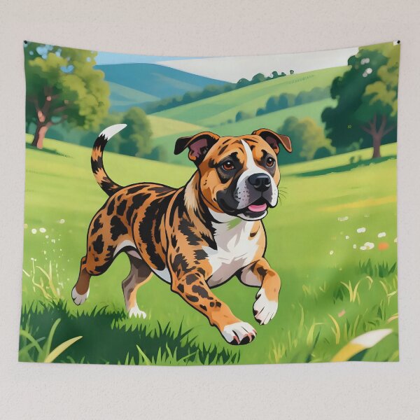 Item preview, A dog playing in a field  designed and sold by Nomad-Maynard.