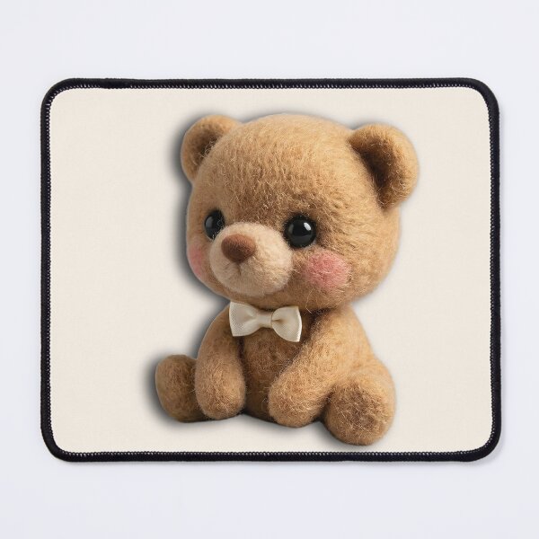 Item preview, Kumatan the Cozy Teddy Bear Cub | Needle Felt Plushcore designed and sold by Velvet Studio | Sailguga.