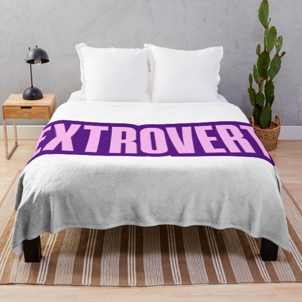 Item preview, Extrovert, Purple Outline designed and sold by Memes N Lore .
