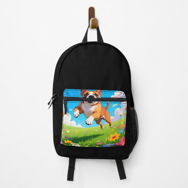 Item preview, A dog playing in a field designed and sold by Nomad-Maynard.