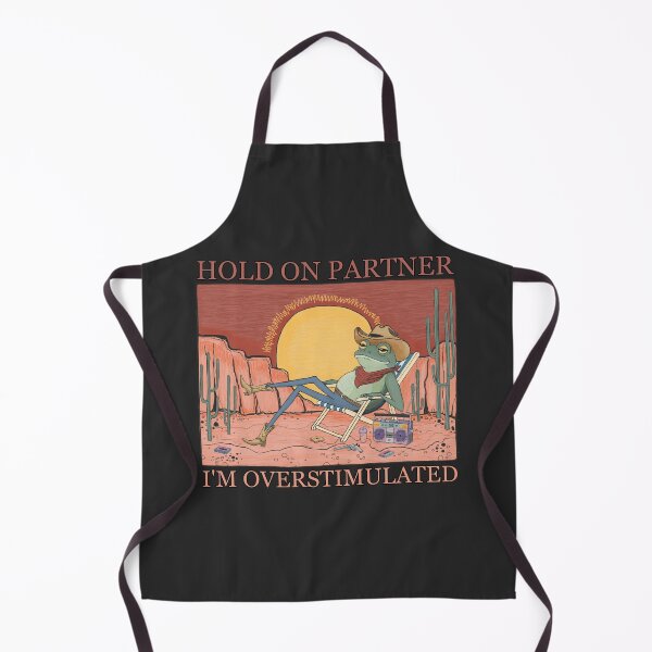 Item preview, Cowboy Frog Hold On Partner I'm Overstimulated designed and sold by IamPATI.