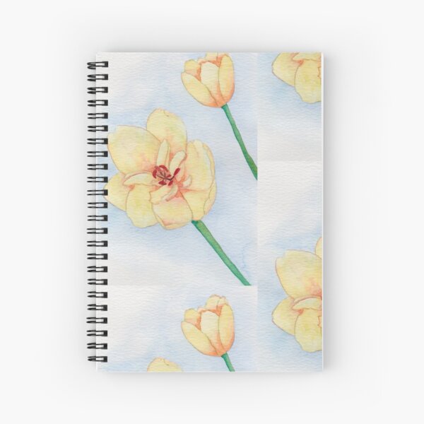 Tulips yellow Spiral Notebook