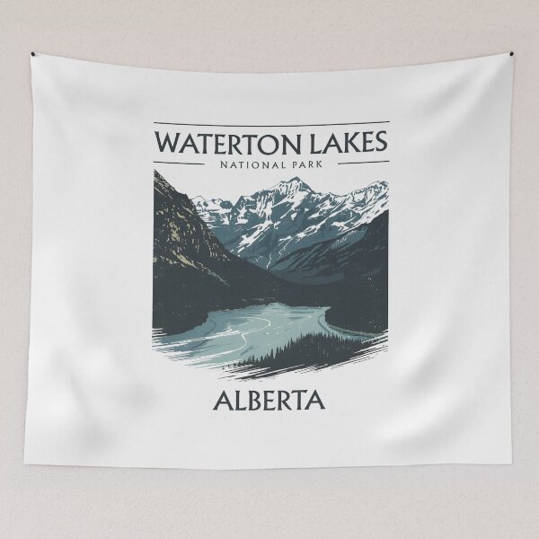 Item preview, Waterton Lakes National Park - Canada  designed and sold by GoodOldVintage.