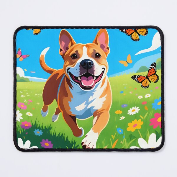 Item preview, A dog playing in a field  designed and sold by Nomad-Maynard.